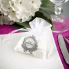Badaboum Sac Drag Es Organza Just Married Blanc X10 Pi Ces