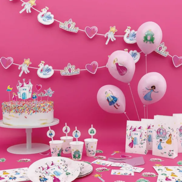 Hot Sachet Papier Princesses X8Pcs Theme Deco Princesse