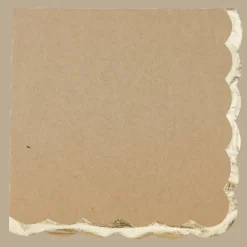 Badaboum Serviette De Table En Papier Kraft Liser Or X 16