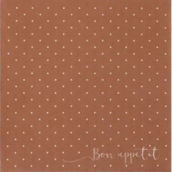 Badaboum Serviette En Papier Airlaid Pois Rose Gold X 12 Pi Ces