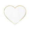 Badaboum Serviette En Papier Coeur Liser Or X 20 Pi Ces