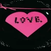 Badaboum Serviette En Papier Coeur Fuchsia X20
