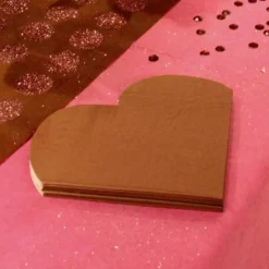 Badaboum Serviette En Papier Coeur Chocolat X20