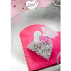 Badaboum Serviette En Papier Coeur Vert Anis X20