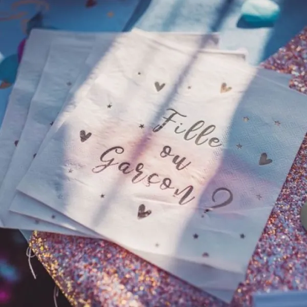 Clearance Serviette En Papier Gender Reveal X 16 Pi Ces Theme Gender Reveal