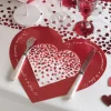 Badaboum Serviettes En Papier Coeur Rouge 33Cm X10 Pi Ces