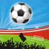 Outlet Serviettes Foot X12Pcs Theme Deco Football