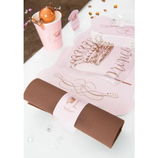 New Set De Table Bapt Me Princesse X 6 Pi Ces Theme Bapteme