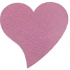 Badaboum Set De Table Coeur Paillet Fuchsia X2