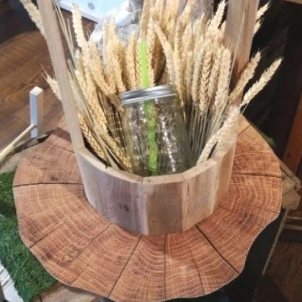 Badaboum Set De Table Tronc D'Arbre Naturel 38Cm
