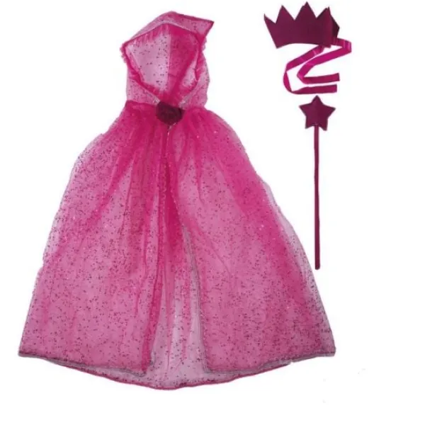 Clearance Set Princesse Paillettes Enfant Rose Taille Unique Theme Deco Princesse