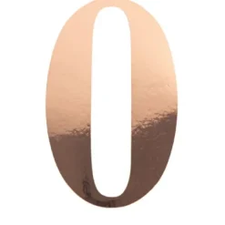 Badaboum Sticker Chiffre 0 Rose Gold