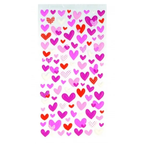 Badaboum Stickers Coeurs 3 D