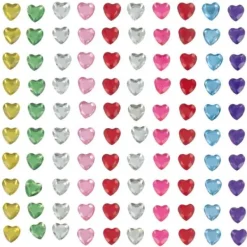 Badaboum Strass Coeur A Coller X 80 Pi Ces