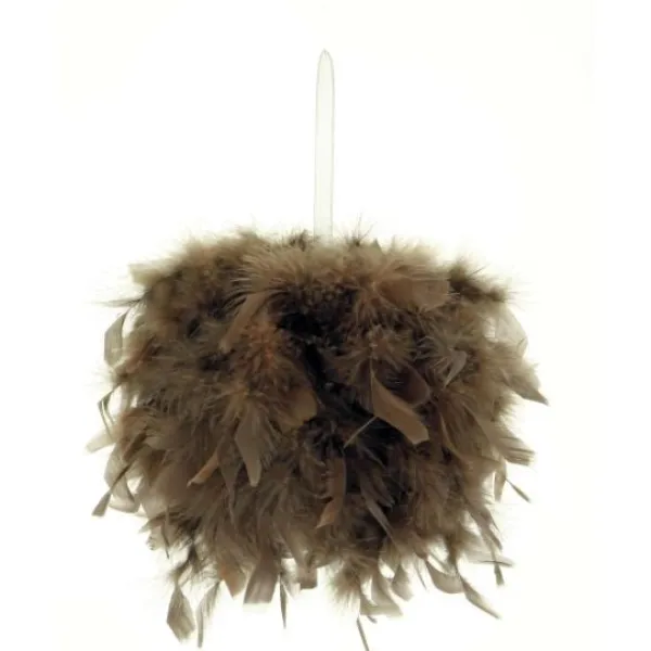 Badaboum Suspension Boule Plume 10 Cm