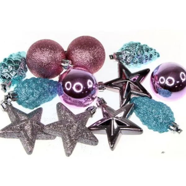 Badaboum Suspension De Sapin De Noel Originale Multicolore X 12 Pi Ces Outlet