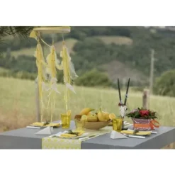 Badaboum Suspension Mariage Plume Blanche