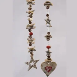 Badaboum Suspension Sapin De Noel Bois Naturel New