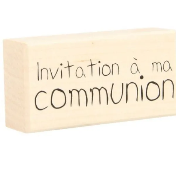 Discount Tampon Bois Communion Theme Communion