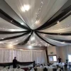 Best Tenture Mariage En Tulle Noire 75Cm X 12 M Tres Theme Cinema