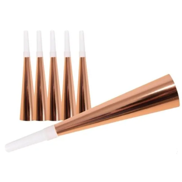Badaboum Trompettes En Carton Rose Gold X6Pcs