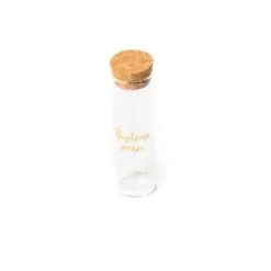Outlet Tube A Essai Bapt Me En Verre Or 10Cm Theme Bapteme