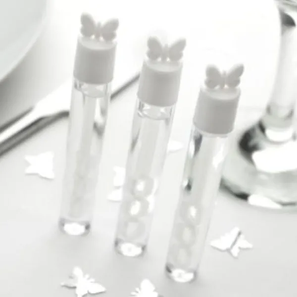 Badaboum Tube De Bulle De Savon Mariage Papillon X 24 Pi Ces