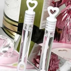 Badaboum Tube De Bulles Savons Coeur Transparent X 48 Pi Ces