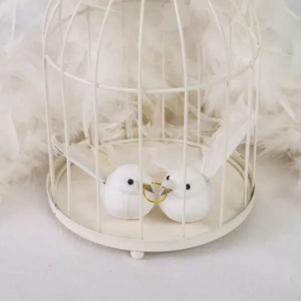 Badaboum Urne Cage Oiseau Coeur