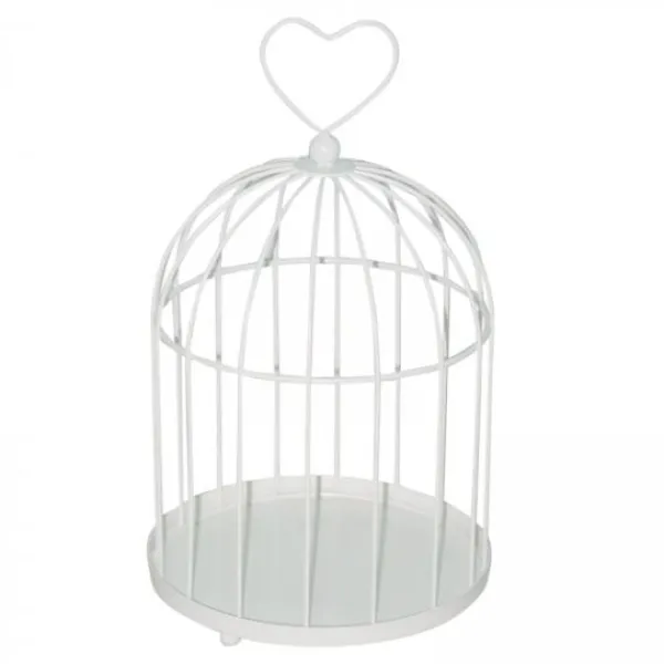 Badaboum Urne Cage Oiseau Coeur