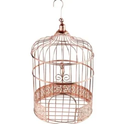 Badaboum Urne Cage Oiseau Rose Gold