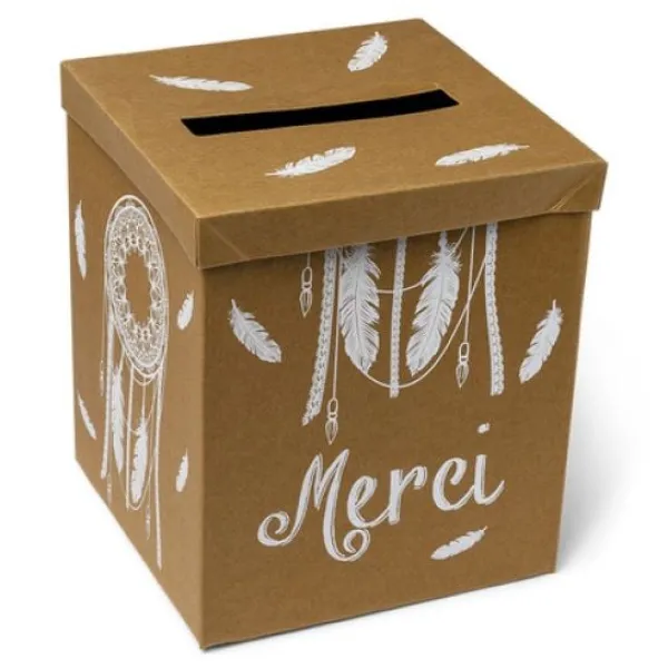 Badaboum Urne Mariage Merci Kraft