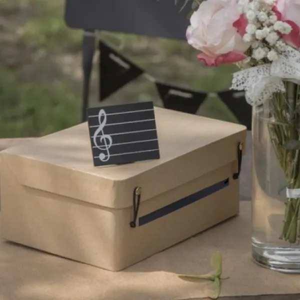 Badaboum Urne Mariage Valise Kraft