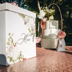 Badaboum Urne Mariage Vegetal Peony