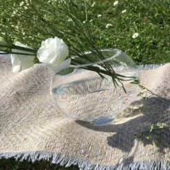 Badaboum Vase En Verre Ovale 13Cm