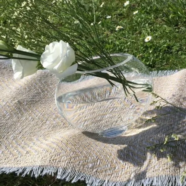 Badaboum Vase En Verre Ovale 13Cm