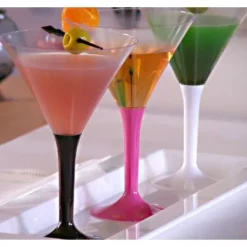 Badaboum Verre Ap Ritif Cocktail En Plastique Or Chrome X 20 Pi Ces