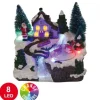 Badaboum Village De Noel Anim Avec P Re Noel Et Renne Clearance