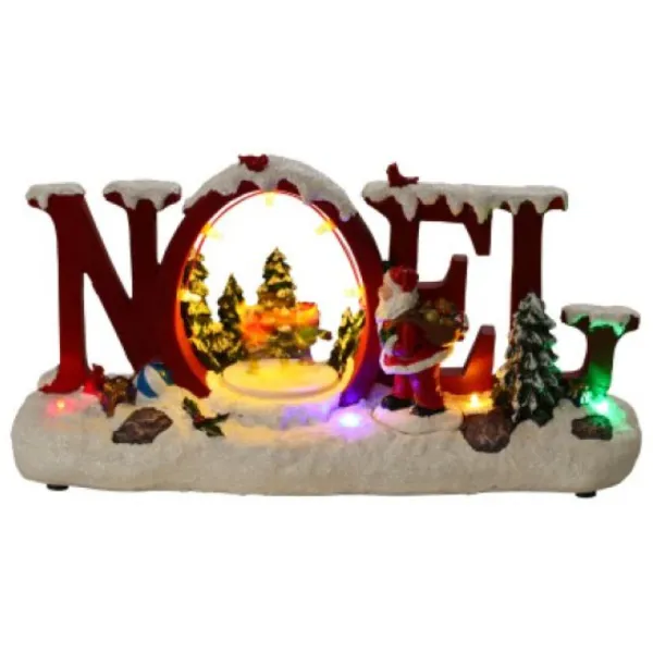 Badaboum Village De Noel Lettre Rouge Anim Et Musical Sale